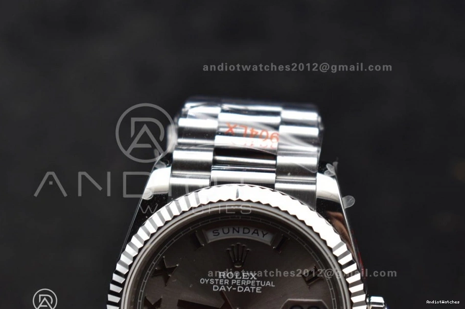 V5 684 Efficient Steel Bracelet Best on (Gain QF Roman President Dial Weight) Grey Edition vr3255 DayDate 904L SS 36 0802